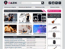 Tablet Screenshot of oazik.com